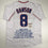 Autographed/Signed Andre Dawson Chicago White Stat Baseball Jersey JSA COA
