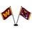 WinCraft Washington Commanders Desk and Table Top Flags - Sports Collectibles, Sports Memorabilia, Sports Fan Shop, Sports Gifts