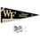 College Flags & Banners Co. Wake Forest Demon Deacons Pennant Flag and Wall Tack Mount Pads - Sports Collectibles, Sports Memorabilia, Sports Fan Shop, Sports Gifts