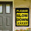 Caution Slow Down Speeding Sign Banner with Pole - Sports Collectibles, Sports Memorabilia, Sports Fan Shop, Sports Gifts