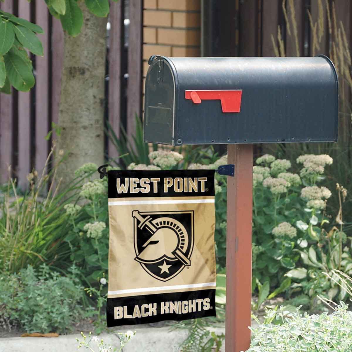 College Flags & Banners Co. Army Black Knights Garden Flag and Mailbox Post Pole Mount Holder Set - Sports Collectibles, Sports Memorabilia, Sports Fan Shop, Sports Gifts