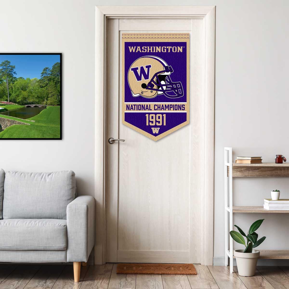 Washington Huskies Football National Champions Banner - Sports Collectibles, Sports Memorabilia, Sports Fan Shop, Sports Gifts