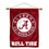 College Flags & Banners Co. University of Alabama Outdoor Flag and Wood Banner Pole Set - Sports Collectibles, Sports Memorabilia, Sports Fan Shop, Sports Gifts