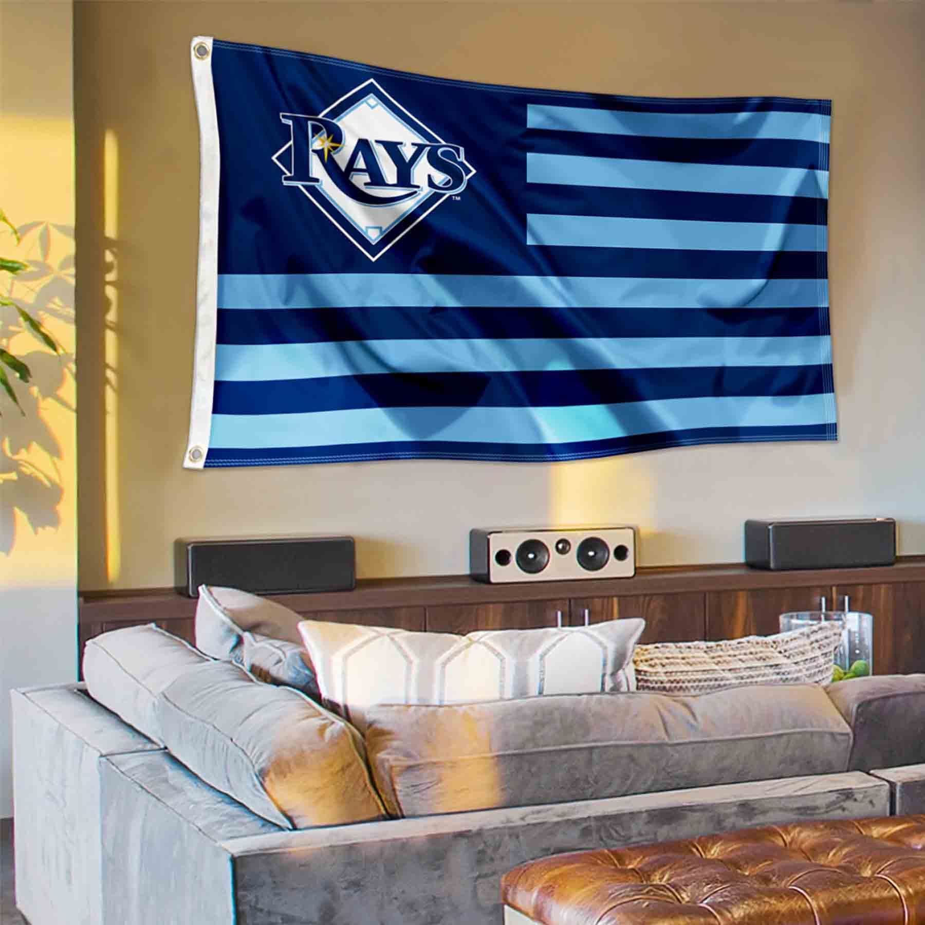 WinCraft Tampa Bay Rays Nation Flag 3x5 Banner - Sports Collectibles, Sports Memorabilia, Sports Fan Shop, Sports Gifts