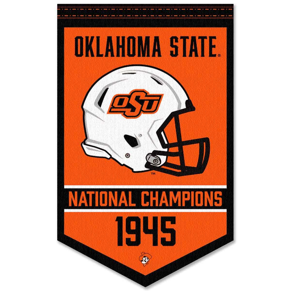 Oklahoma State Cowboys Football National Champions Banner - Sports Collectibles, Sports Memorabilia, Sports Fan Shop, Sports Gifts