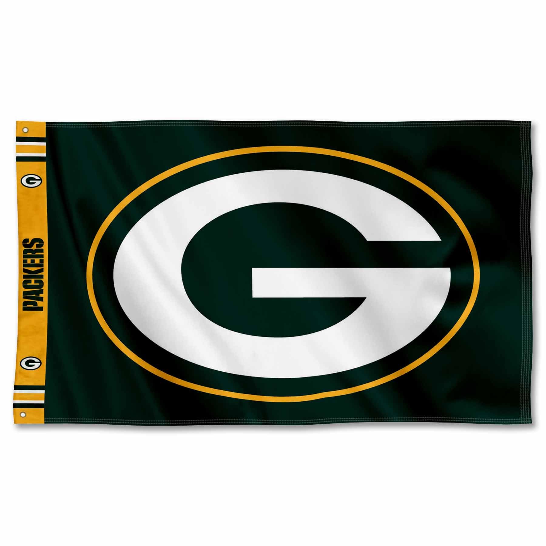 WinCraft Green Bay Packers Printed Header 3x5 Foot Banner Flag - Sports Collectibles, Sports Memorabilia, Sports Fan Shop, Sports Gifts