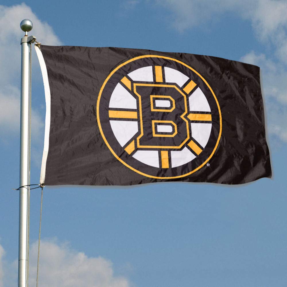 WinCraft Boston Bruins Applique and Embroidery Flag - Sports Collectibles, Sports Memorabilia, Sports Fan Shop, Sports Gifts