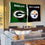 WinCraft Packers and Steelers House Divided Flag Rivalry Banner - Sports Collectibles, Sports Memorabilia, Sports Fan Shop, Sports Gifts