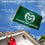 College Flags & Banners Co. Colorado State Rams Flag with Pole and Bracket Complete Set - Sports Collectibles, Sports Memorabilia, Sports Fan Shop, Sports Gifts