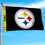 WinCraft Pittsburgh Steelers Printed Header 3x5 Foot Banner Flag - Sports Collectibles, Sports Memorabilia, Sports Fan Shop, Sports Gifts
