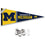 College Flags & Banners Co. Michigan Team University Wolverines Wordmark Pennant Flag and Wall Tack Mount Pads - Sports Collectibles, Sports Memorabilia, Sports Fan Shop, Sports Gifts