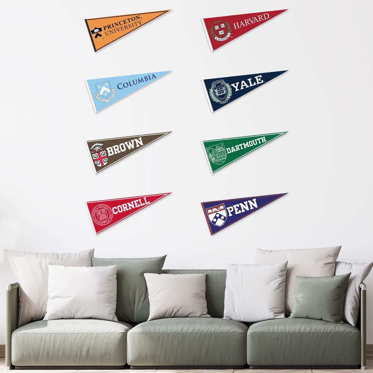 Ivy League Conference College Pennant Set - Sports Collectibles, Sports Memorabilia, Sports Fan Shop, Sports Gifts