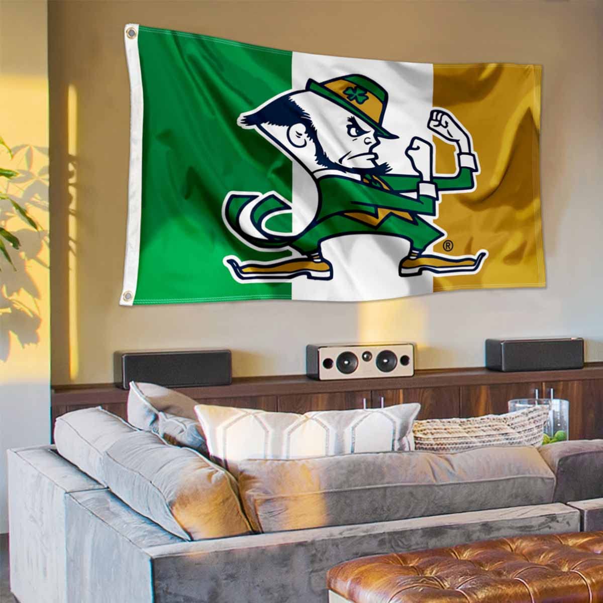 WinCraft Irish Ireland 3x5 Banner Flag - Sports Collectibles, Sports Memorabilia, Sports Fan Shop, Sports Gifts