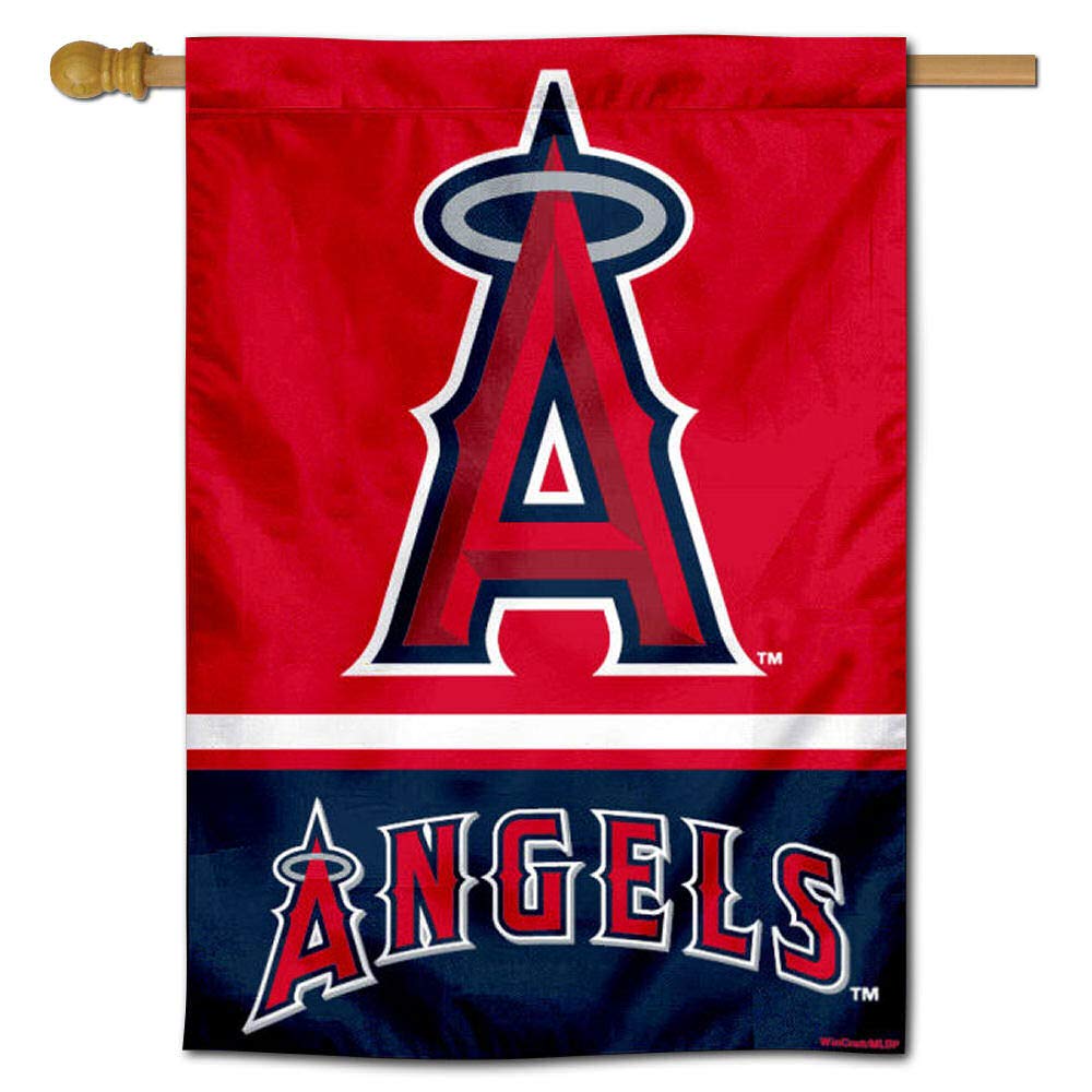 WinCraft Los Angeles Angels Double Sided House Flag - Sports Collectibles, Sports Memorabilia, Sports Fan Shop, Sports Gifts