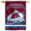 WinCraft Colorado Avalanche Double Sided Banner House Flag - Sports Collectibles, Sports Memorabilia, Sports Fan Shop, Sports Gifts