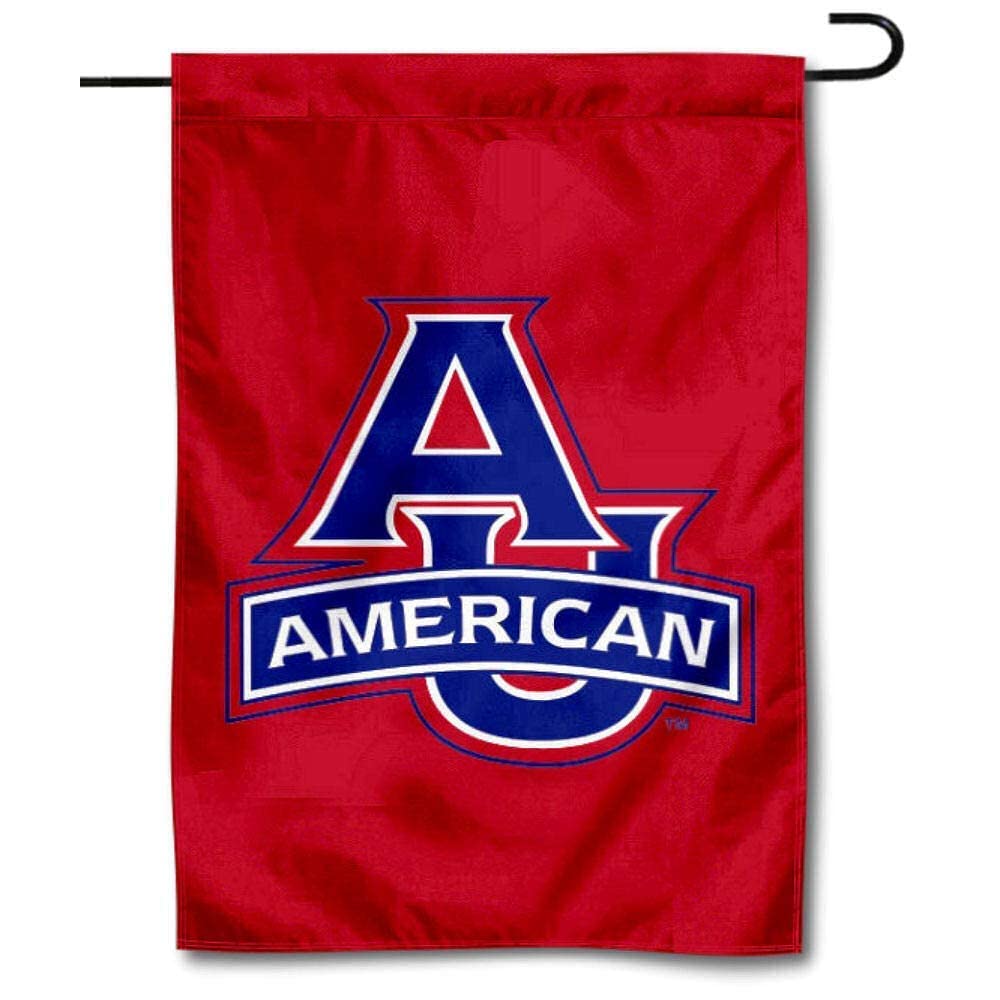 College Flags & Banners Co. American Eagles Logo Garden Flag and USA Flag Stand Pole Holder Set - Sports Collectibles, Sports Memorabilia, Sports Fan Shop, Sports Gifts