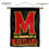 College Flags & Banners Co. Maryland Terrapins Double Sided House Flag and Wood Banner Pole Set - Sports Collectibles, Sports Memorabilia, Sports Fan Shop, Sports Gifts