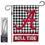 Alabama Crimson Tide Houndstooth Pattern Garden Banner Flag with Stand Pole Holder - Sports Collectibles, Sports Memorabilia, Sports Fan Shop, Sports Gifts