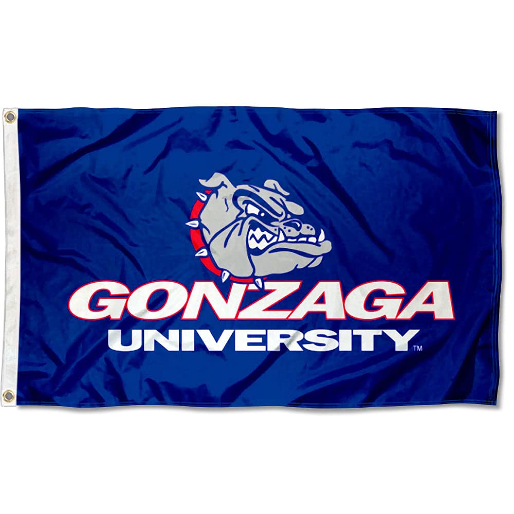 College Flags & Banners Co. Gonzaga Bulldogs 6x10 Feet Large Flag - Sports Collectibles, Sports Memorabilia, Sports Fan Shop, Sports Gifts