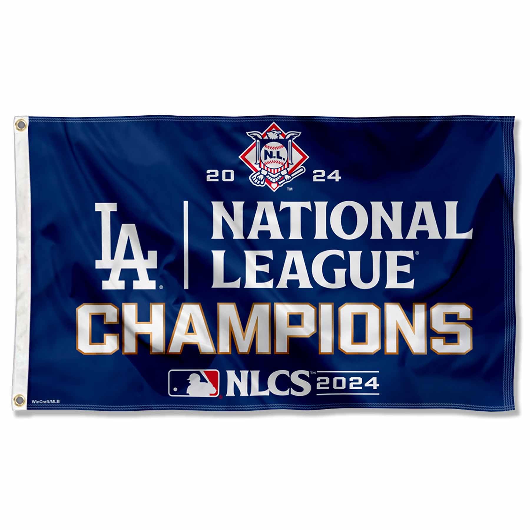 WinCraft Los Angeles Dodgers 2024 League Champions 3x5 Flag - Sports Collectibles, Sports Memorabilia, Sports Fan Shop, Sports Gifts