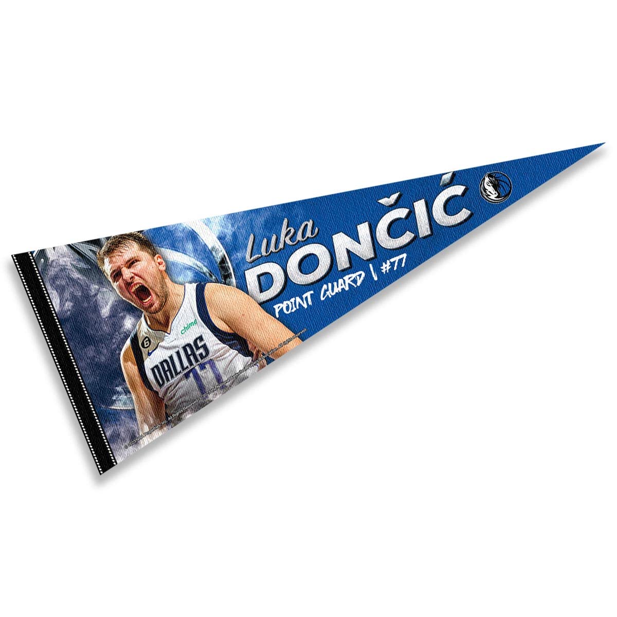 WinCraft Dallas Mavericks Doncic Pennant Flag - Sports Collectibles, Sports Memorabilia, Sports Fan Shop, Sports Gifts