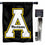 Appalachian State Mountaineers Double Sided House Flag with Flag Pole Set - Sports Collectibles, Sports Memorabilia, Sports Fan Shop, Sports Gifts