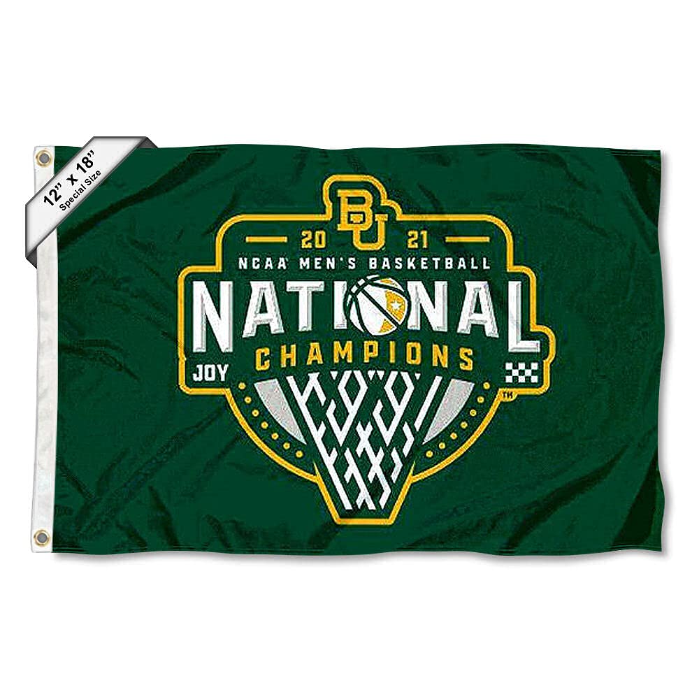College Flags & Banners Co. Baylor BU Bears Basketball 2021 National Champions Boat and Golf Cart Flag - Sports Collectibles, Sports Memorabilia, Sports Fan Shop, Sports Gifts