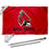 College Flags & Banners Co. Ball State Cardinals New Logo Red Flag and Pole Bracket Mount Bundle - Sports Collectibles, Sports Memorabilia, Sports Fan Shop, Sports Gifts