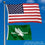 College Flags & Banners Co. North Texas Mean Green Small 2x3 Foot Flag - Sports Collectibles, Sports Memorabilia, Sports Fan Shop, Sports Gifts
