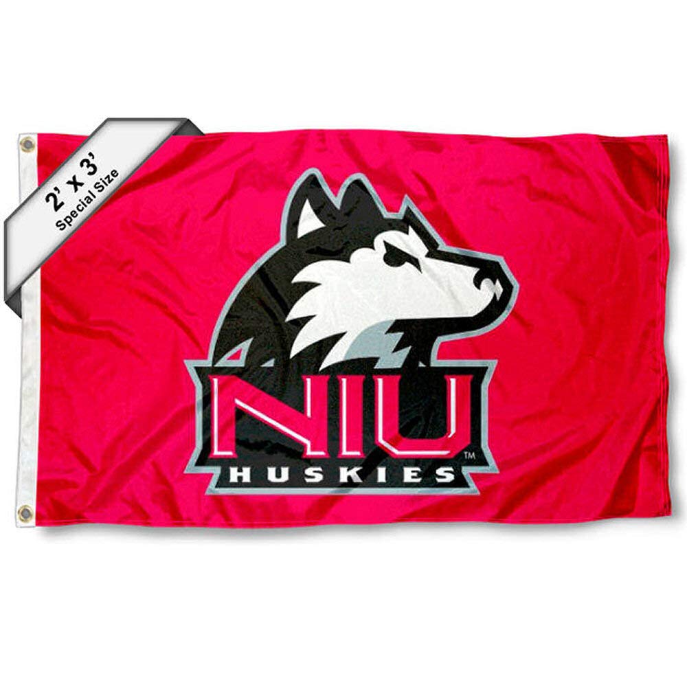 College Flags & Banners Co. Northern Illinois Huskies 2x3 Foot Flag - Sports Collectibles, Sports Memorabilia, Sports Fan Shop, Sports Gifts