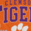 NCAA Clemson Tigers Vintage Arch Block Ultra Soft Blanket - Sports Gifts, Sports Memorabilia, Sports Collectibles, Fan Shop