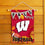 College Flags & Banners Co. Wisconsin Badgers Fall Leaves Football Season Garden Yard Flag - Sports Collectibles, Sports Memorabilia, Sports Fan Shop, Sports Gifts