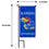 College Flags & Banners Co. Kansas Jayhawks Mini Garden and Flower Pot Flag Topper - Sports Collectibles, Sports Memorabilia, Sports Fan Shop, Sports Gifts