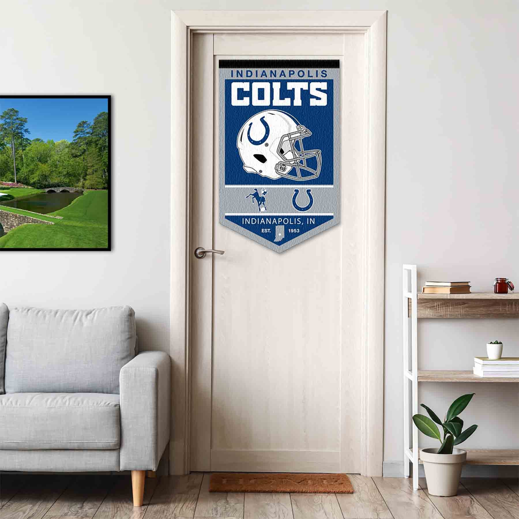 WinCraft Indianapolis Colts Heritage History Banner Pennant - Sports Collectibles, Sports Memorabilia, Sports Fan Shop, Sports Gifts