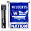 College Flags & Banners Co. Kentucky Wildcats Stars and Stripes Garden Flag with Stand Holder - Sports Collectibles, Sports Memorabilia, Sports Fan Shop, Sports Gifts