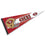 WinCraft San Francisco 49ers Official 30 inch Large Pennant - Sports Collectibles, Sports Memorabilia, Sports Fan Shop, Sports Gifts