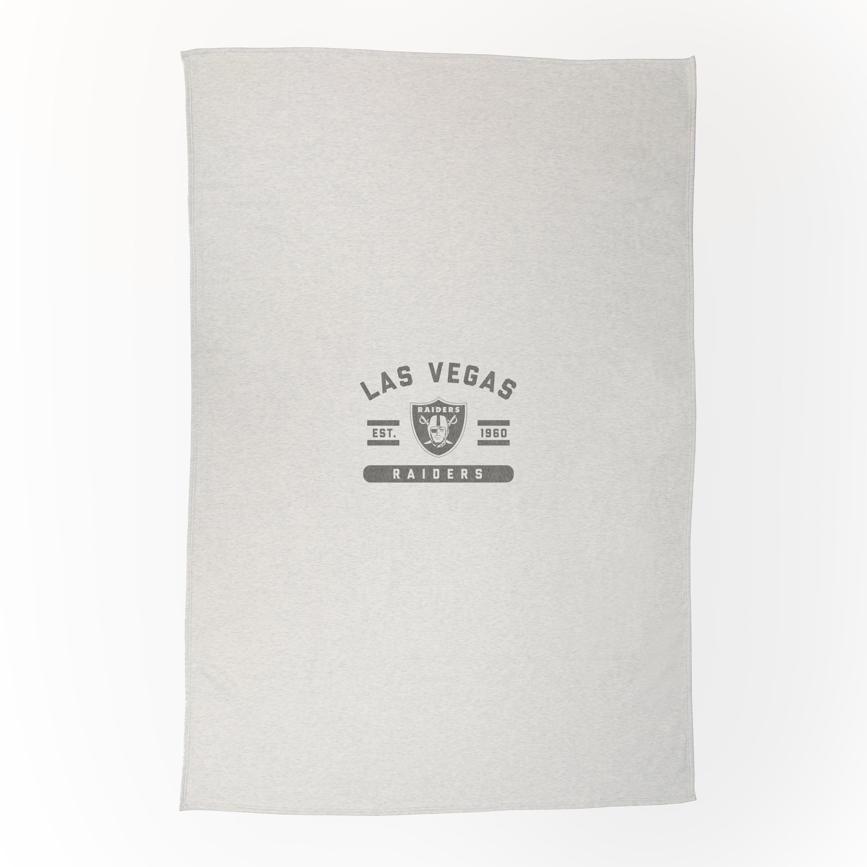 Las Vegas Raiders Oatmeal Sweatshirt Blanket