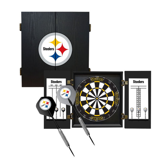 Pittsburgh Steelers Fan's Choice Dartboard Set - 757 Sports Collectibles