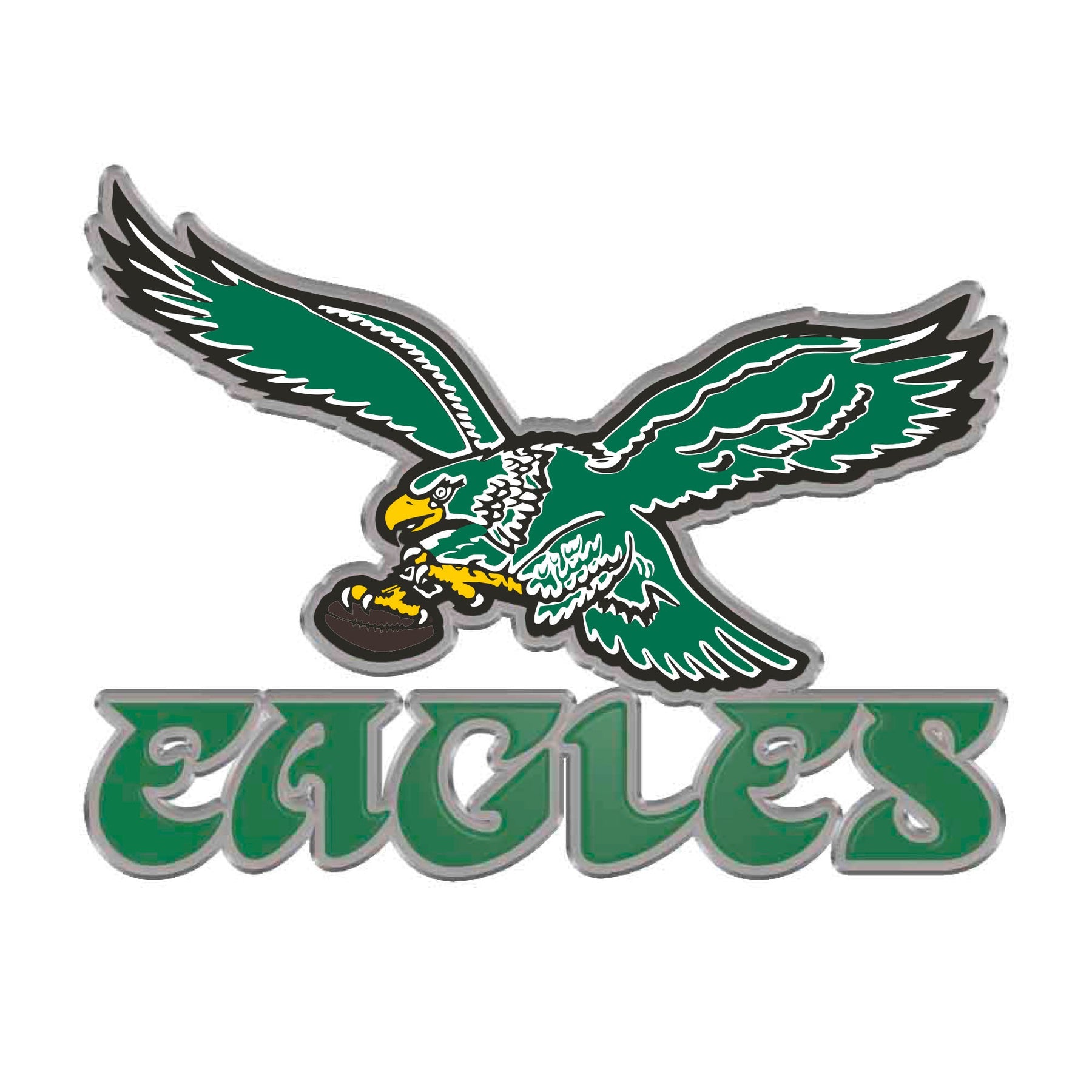 EXCLUSIVE NFLV-Philadelphia Eagles Color Emblem - Sports Gifts, Sports Memorabilia, Sports Collectibles, Fan Shop