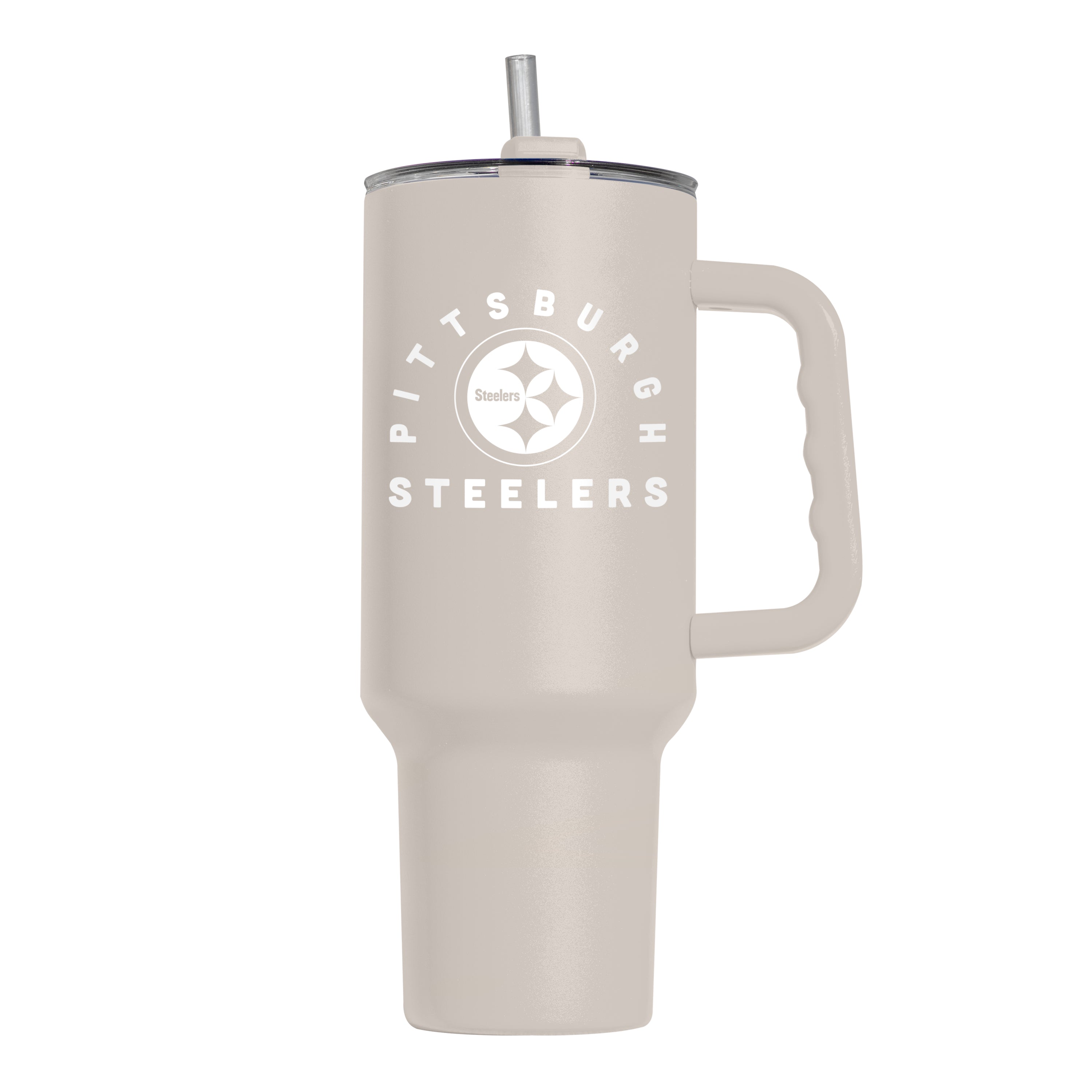 Pittsburgh Steelers 40oz Archway Sand Powder Coat Tumbler