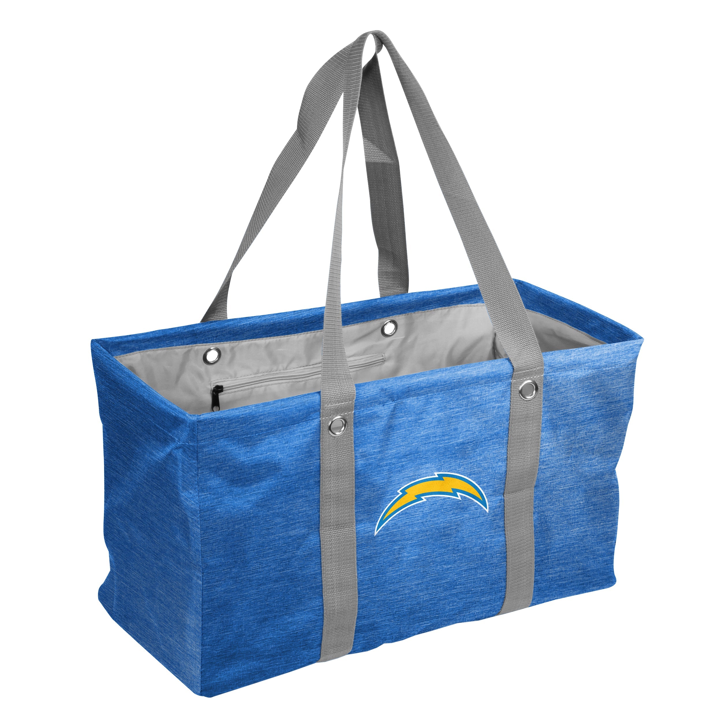 Los Angeles Chargers Shield Crosshatch Picnic Caddy