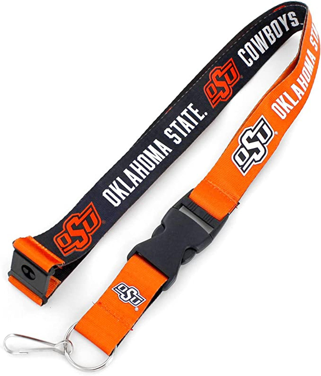 Oklahoma State Cowboys Lanyard Reversible - Sports Collectibles, Sports Memorabilia, Sports Fan Shop, Sports Gifts