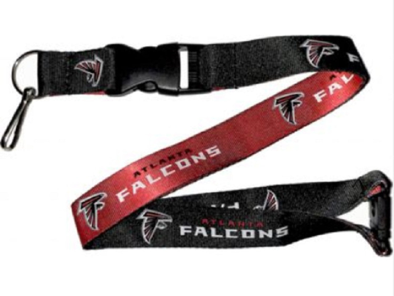 Atlanta Falcons Lanyard Reversible Black/Red - Sports Collectibles, Sports Memorabilia, Sports Fan Shop, Sports Gifts