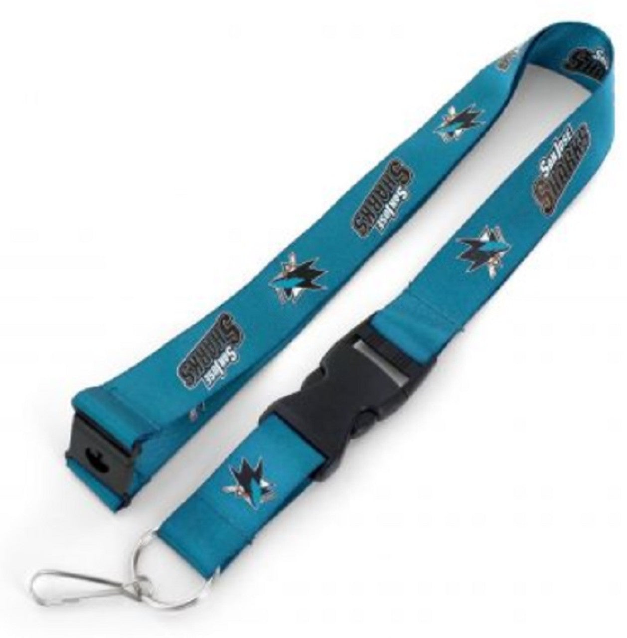 San Jose Sharks Lanyard Teal - Sports Collectibles, Sports Memorabilia, Sports Fan Shop, Sports Gifts