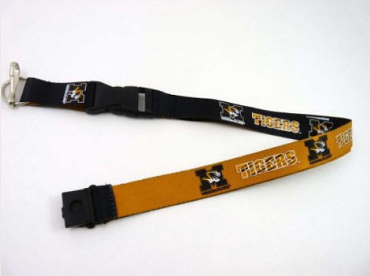 Missouri Tigers Lanyard - Reversible - Special Order - Sports Collectibles, Sports Memorabilia, Sports Fan Shop, Sports Gifts