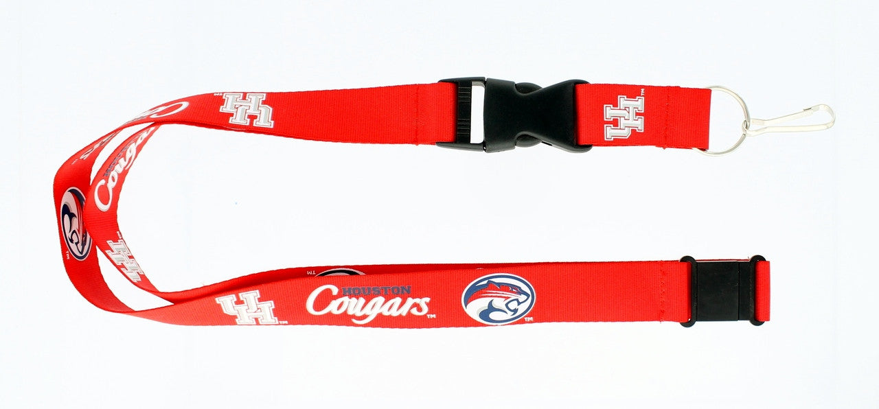 Houston Cougars Lanyard Red - Special Order - Sports Collectibles, Sports Memorabilia, Sports Fan Shop, Sports Gifts
