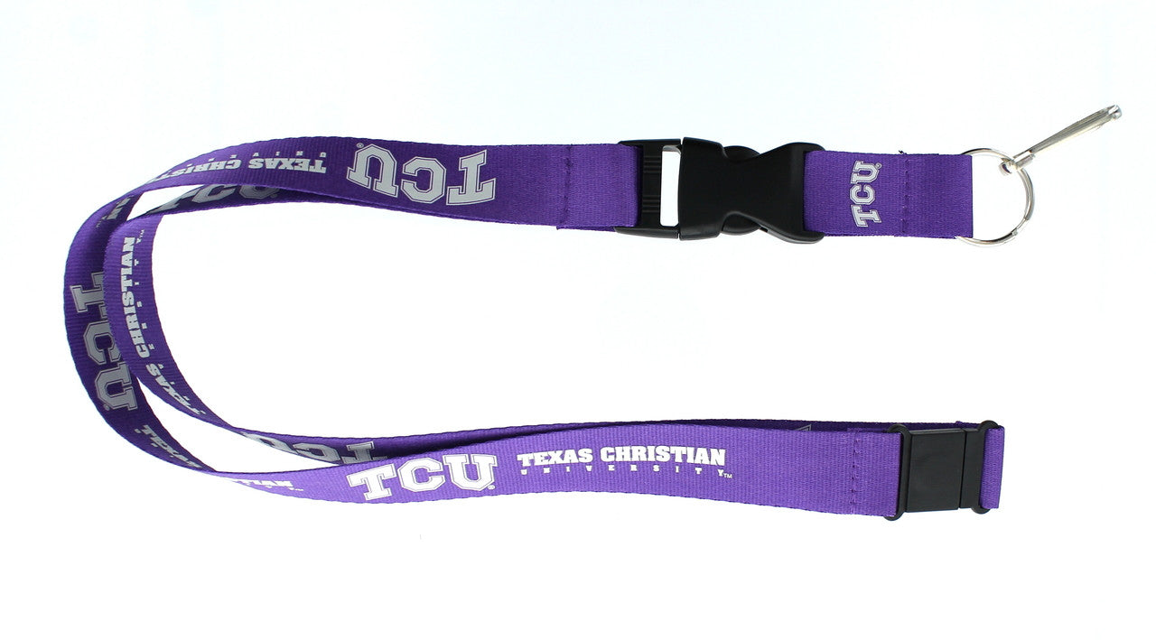 TCU Horned Frogs Lanyard Purple - Sports Collectibles, Sports Memorabilia, Sports Fan Shop, Sports Gifts