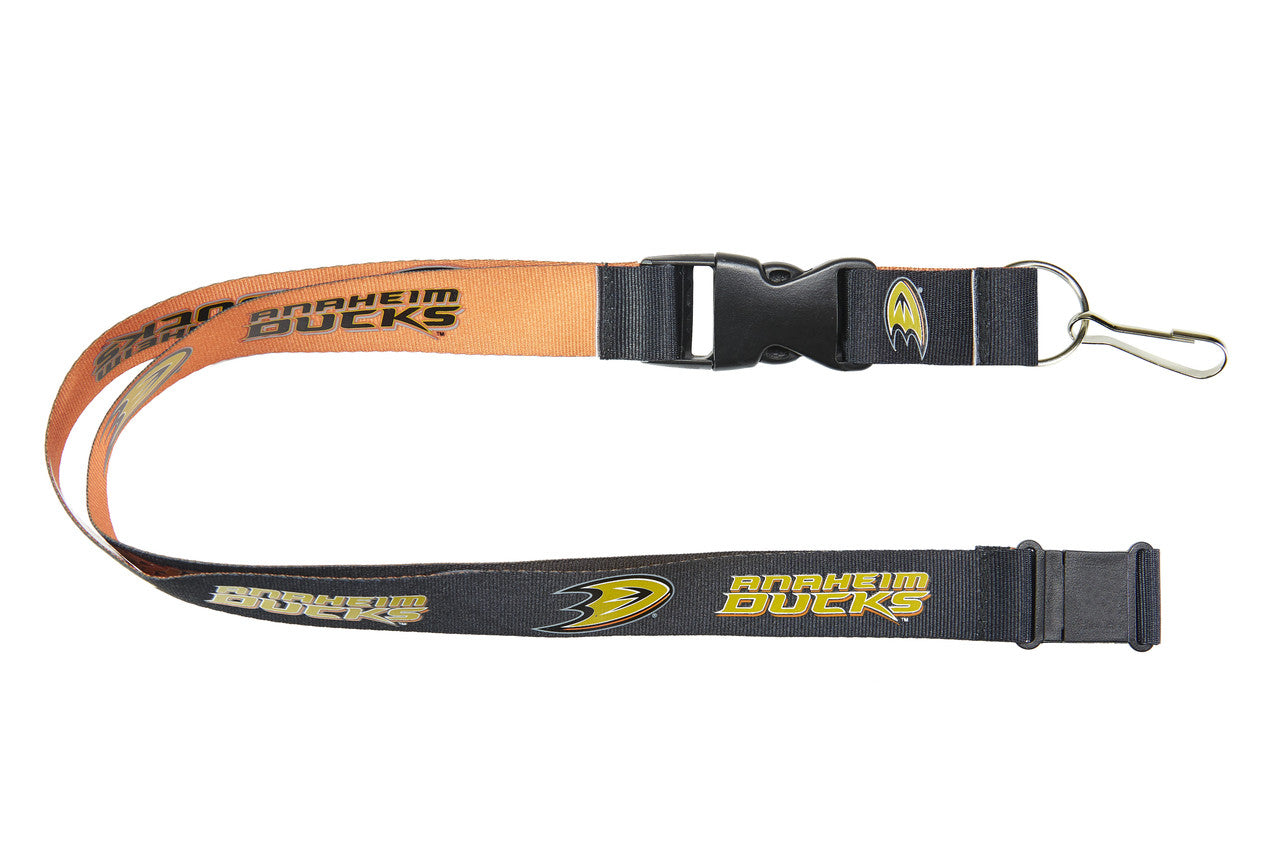 Anaheim Ducks Lanyard Reversible - Special Order - Sports Collectibles, Sports Memorabilia, Sports Fan Shop, Sports Gifts
