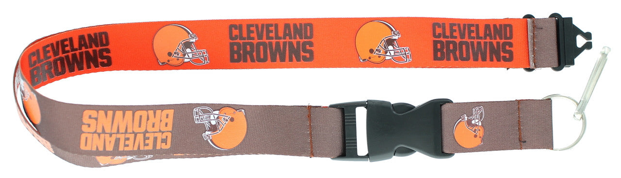 Cleveland Browns Lanyard Reversible - Sports Collectibles, Sports Memorabilia, Sports Fan Shop, Sports Gifts