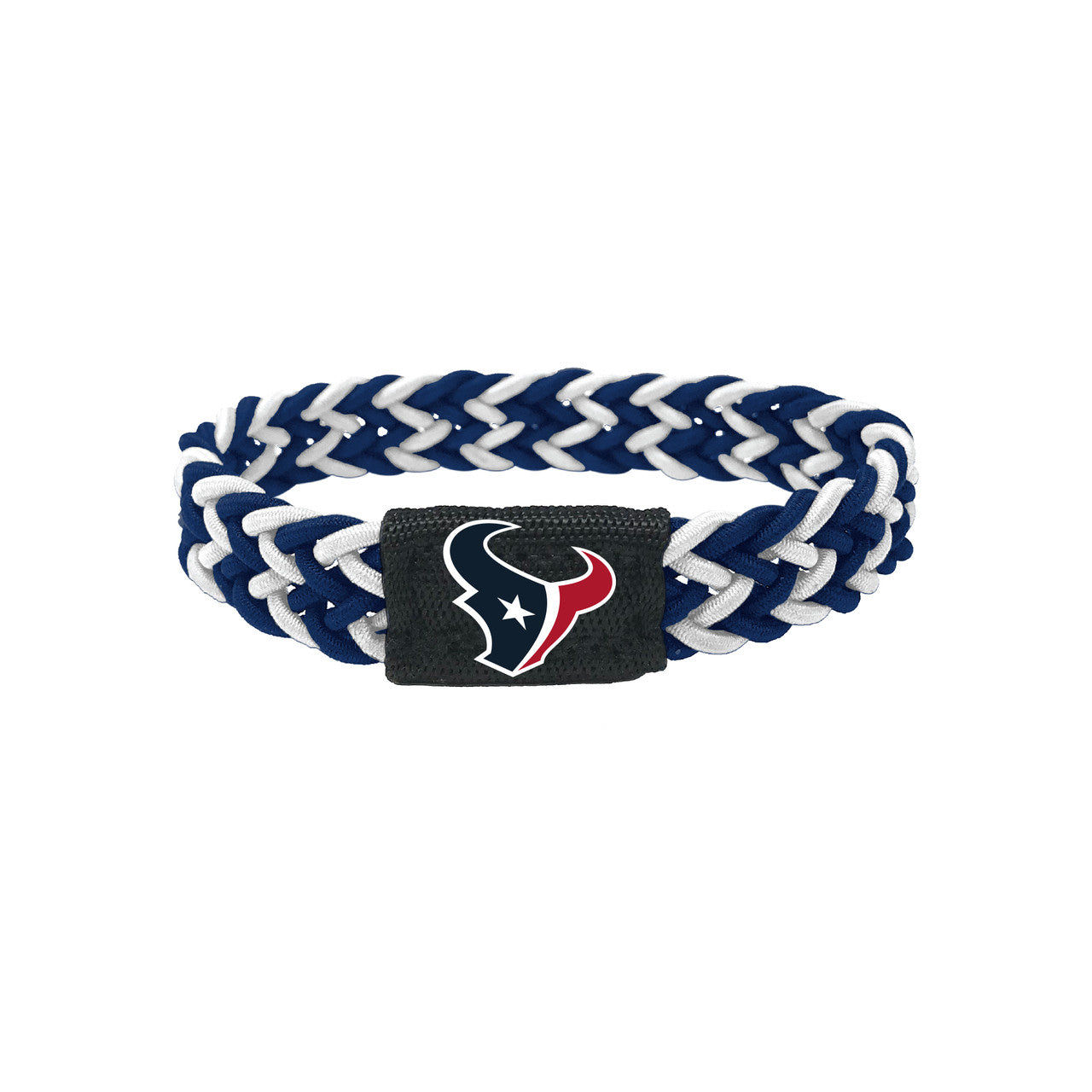 Houston Texans Bracelet Braided Navy and White - Sports Collectibles, Sports Memorabilia, Sports Fan Shop, Sports Gifts